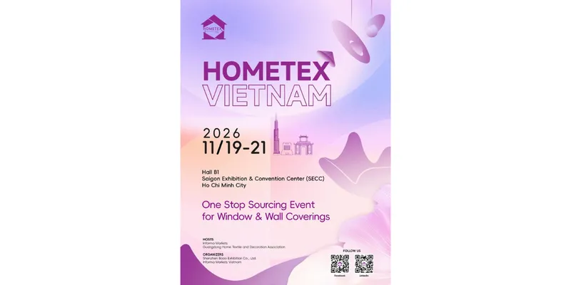 Hometex Vietnam 2026 to Debut in Ho Chi Minh City in November
